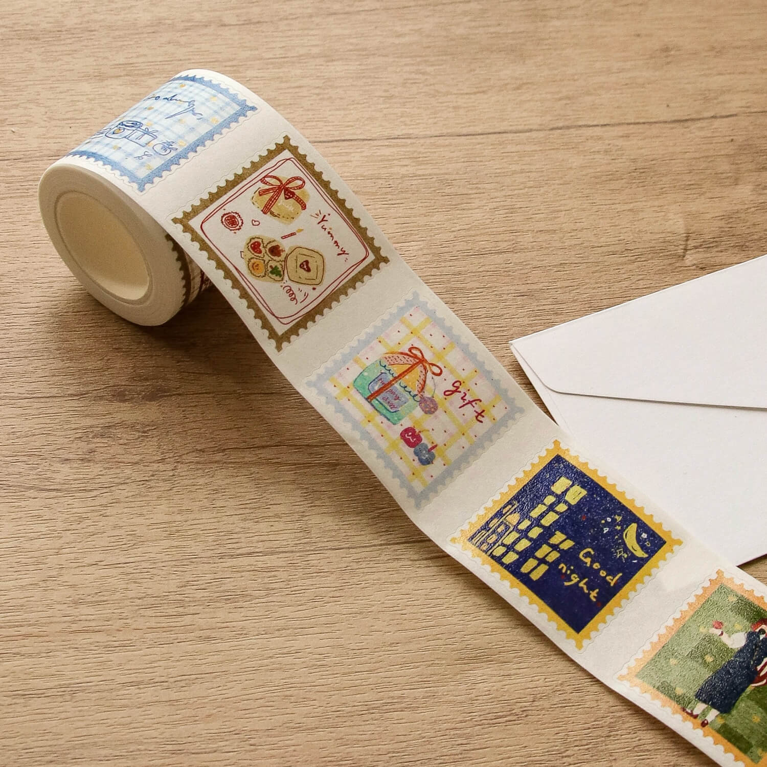 Zhiling Studio Kiss Cut Masking Tape - Lots of Stamps