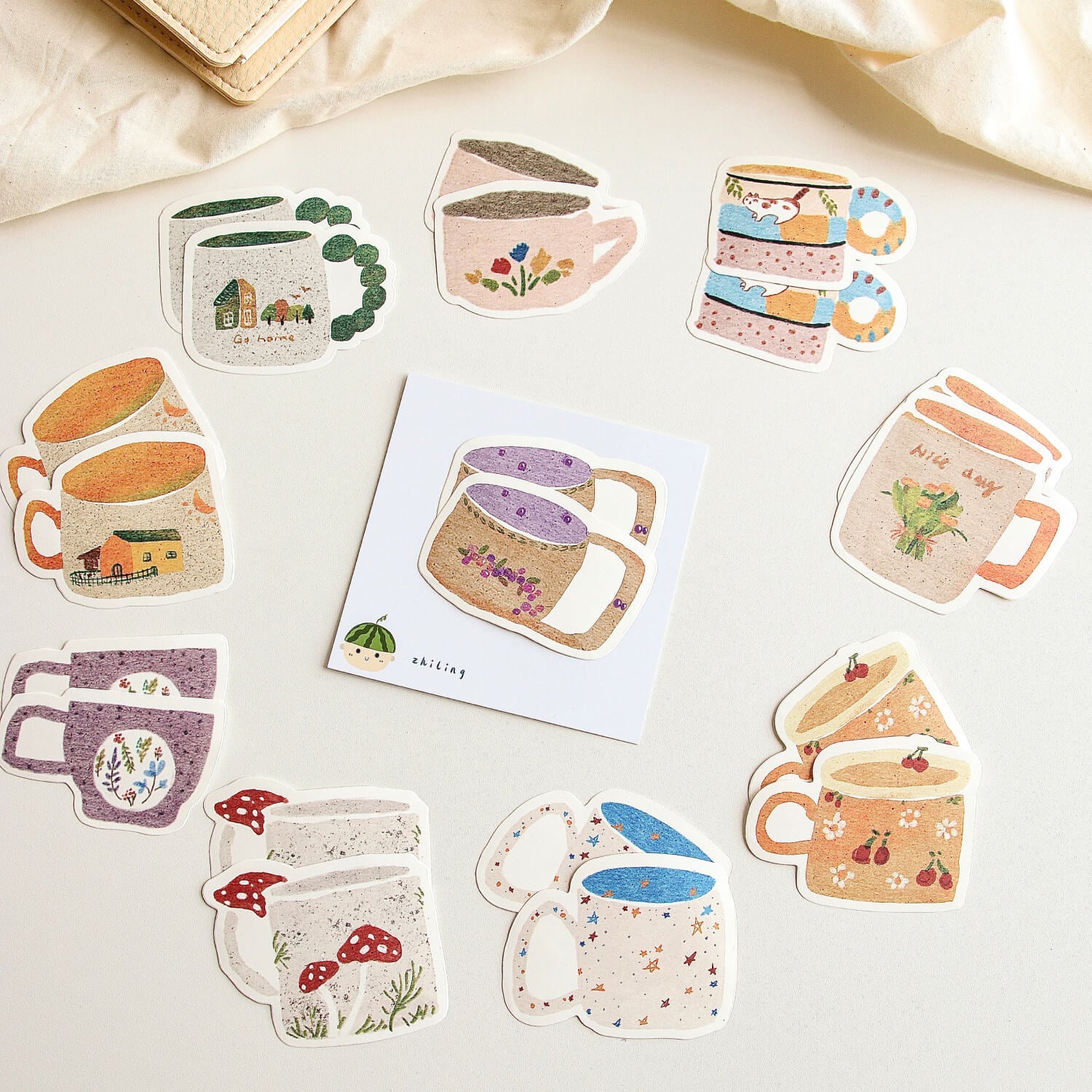 Zhiling Studio Memo Pad - Mug
