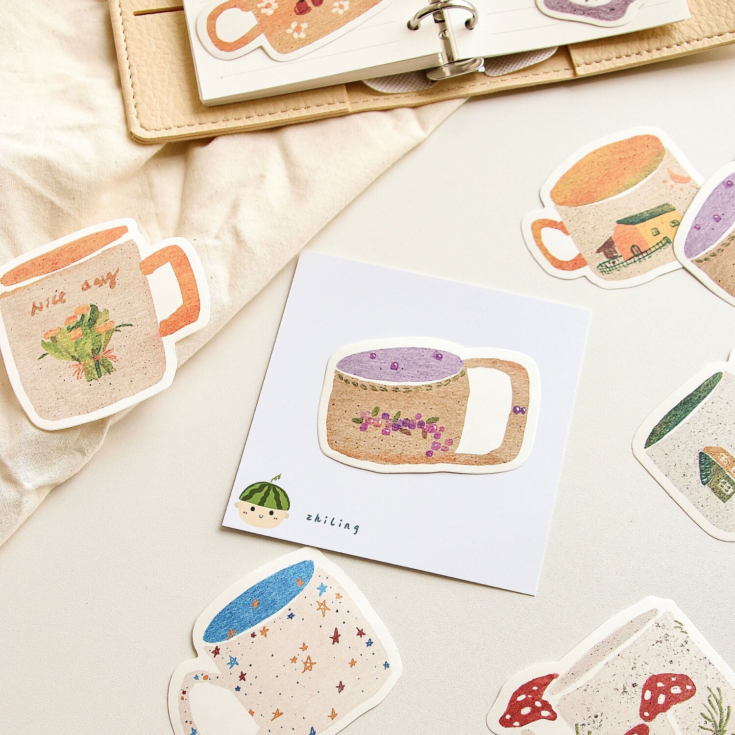 Zhiling Studio Memo Pad - Mug