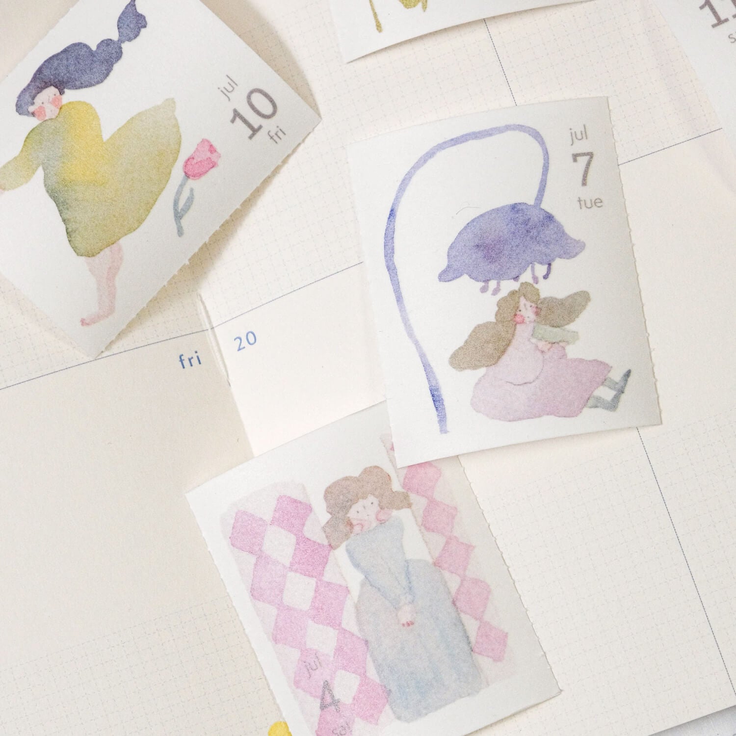dodolulu 2026 365-Day Washi Tape Calendar