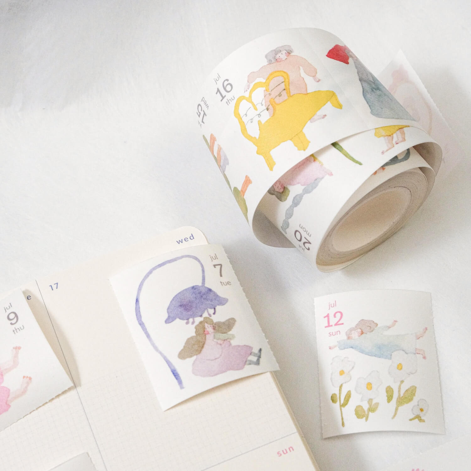 dodolulu 2026 365-Day Washi Tape Calendar