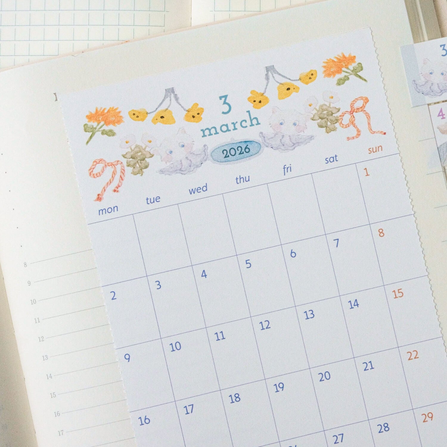 dodolulu 2026 Planner Sticker Set