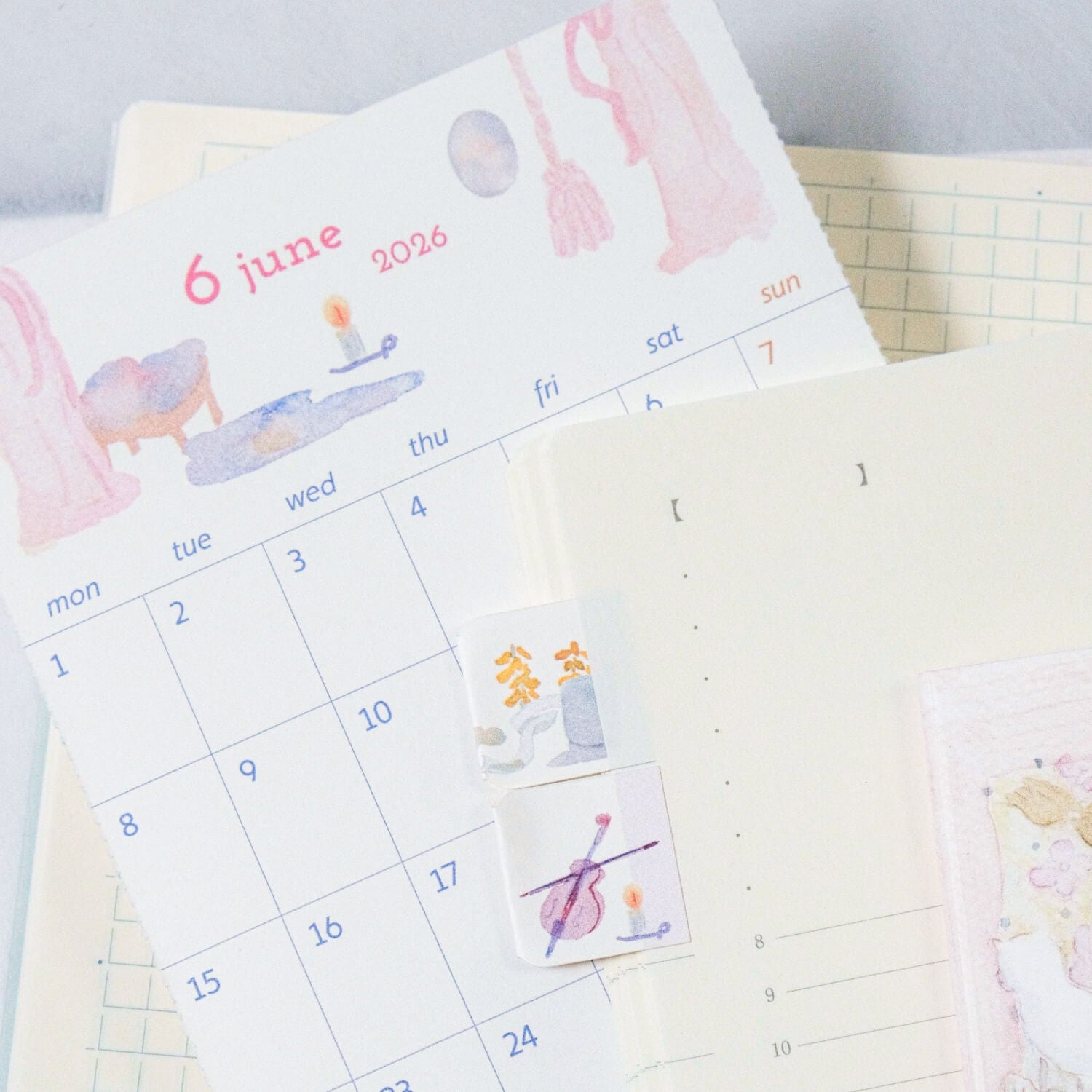 dodolulu 2026 Planner Sticker Set
