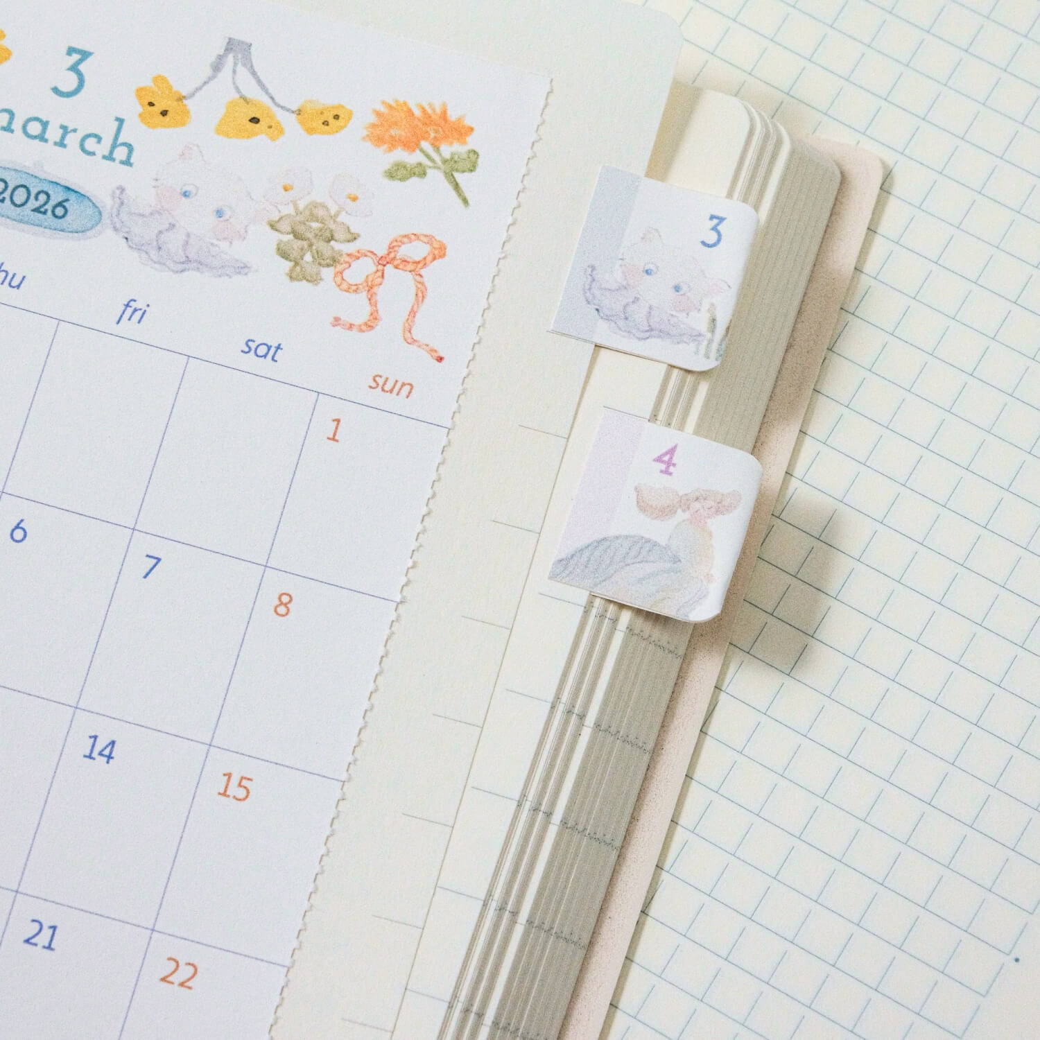 dodolulu 2026 Planner Sticker Set