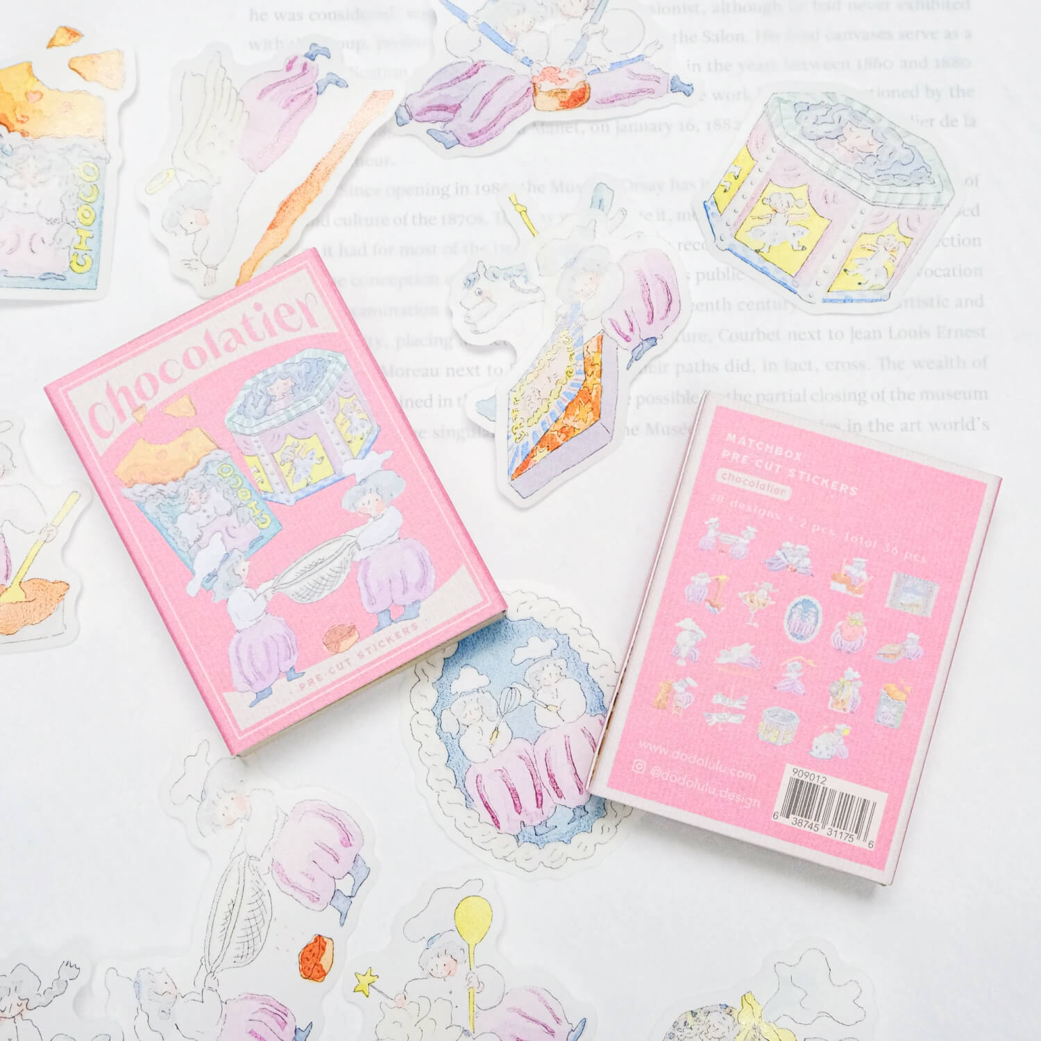 dodolulu Flake Stickers – Chocolatier (Matchbox 12)