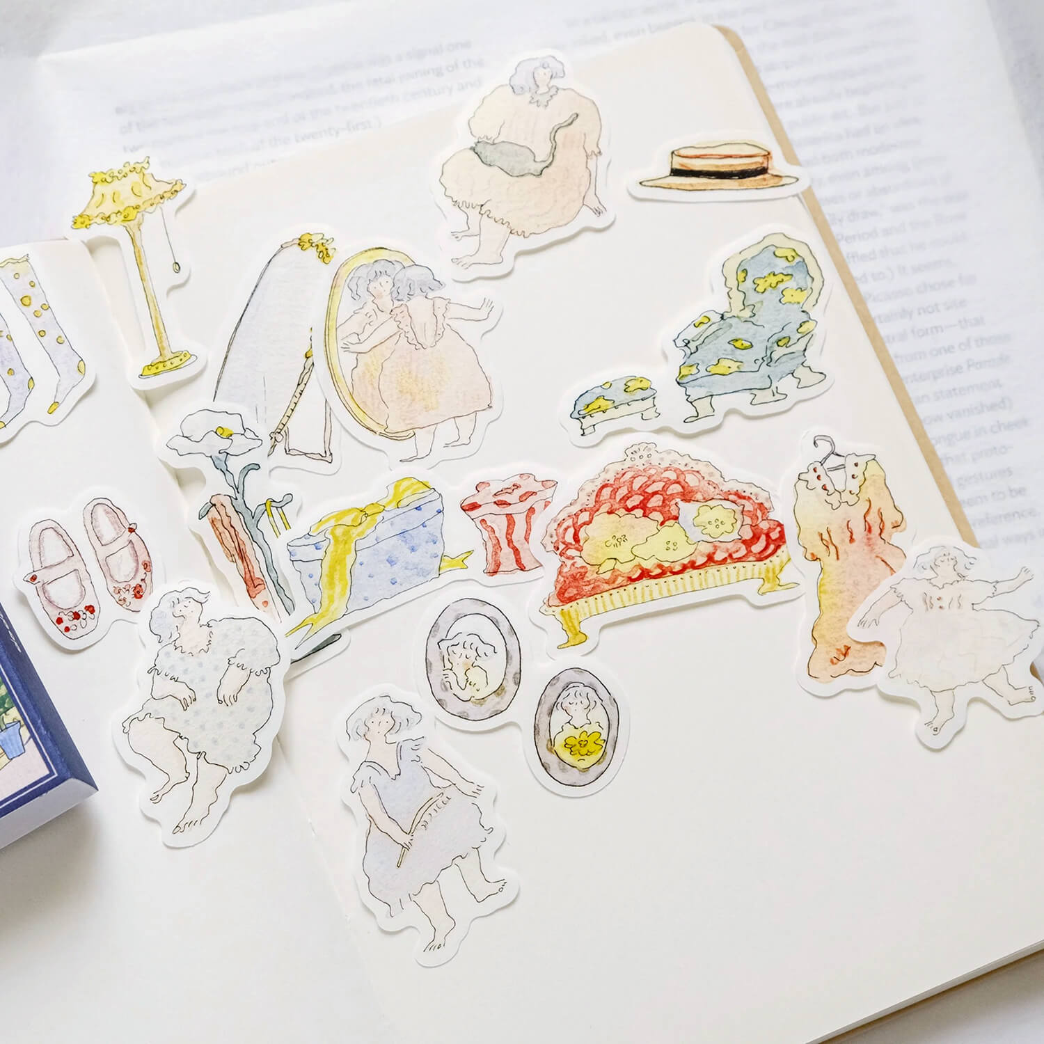 dodolulu Flake Stickers – Dressing Corner (Matchbox 01)