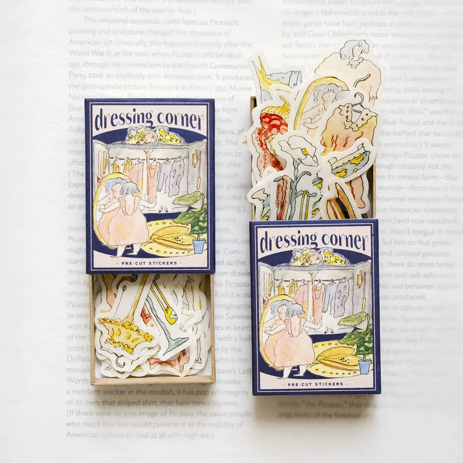 dodolulu Flake Stickers – Dressing Corner (Matchbox 01)