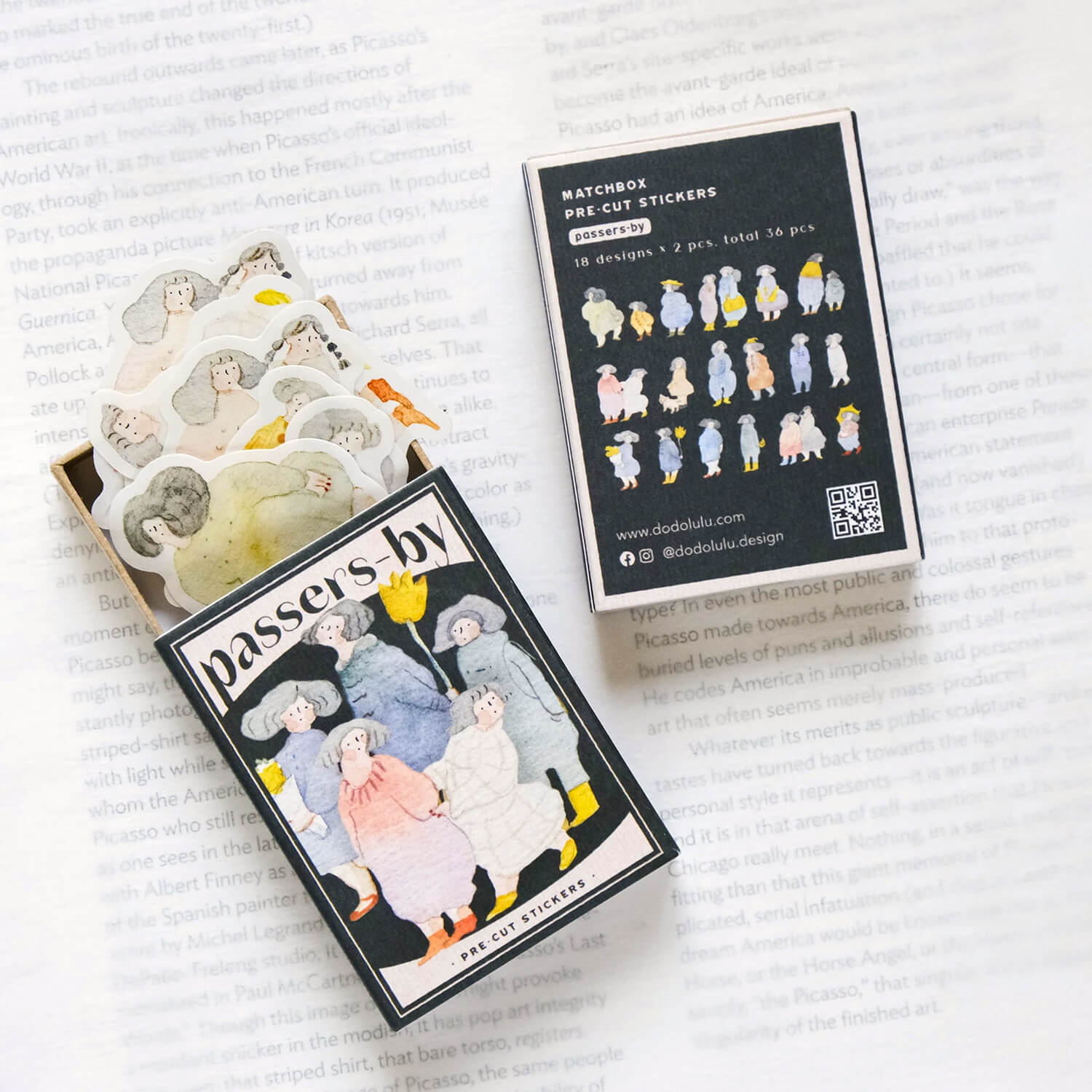 dodolulu Flake Stickers – Passers-by (Matchbox 02)