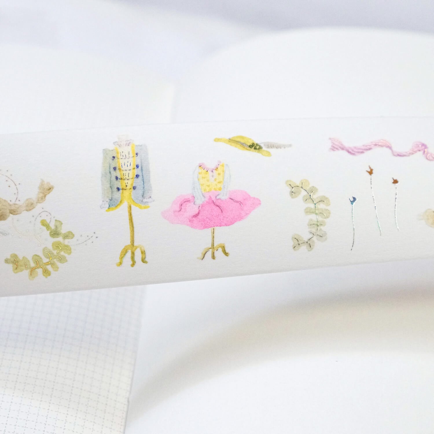 dodolulu Foil Washi Tape - Inside the Music Box