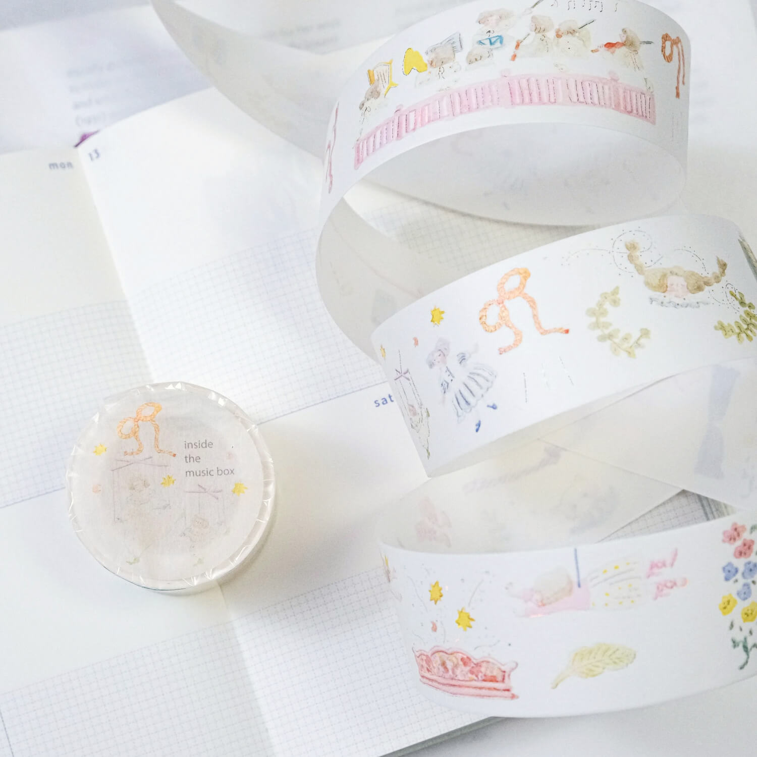 dodolulu Foil Washi Tape - Inside the Music Box