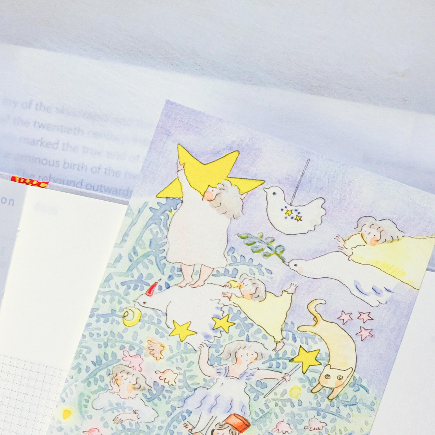 dodolulu Stamp Shape Sticker Sheet - Something Magical