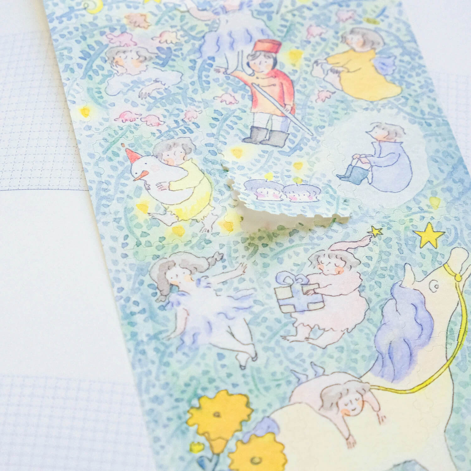 dodolulu Stamp Shape Sticker Sheet - Something Magical