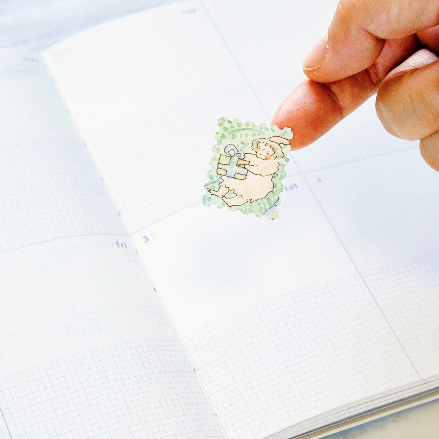 dodolulu Stamp Shape Sticker Sheet - Something Magical