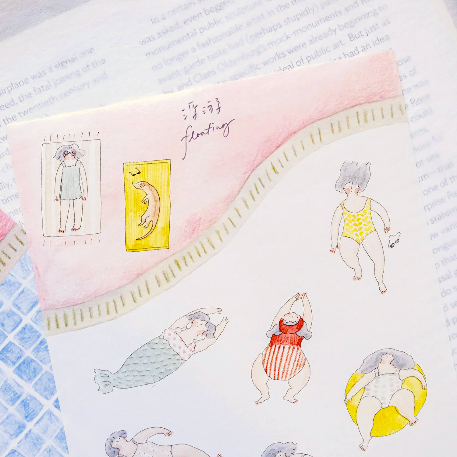 dodolulu Sticker Sheet - Floating