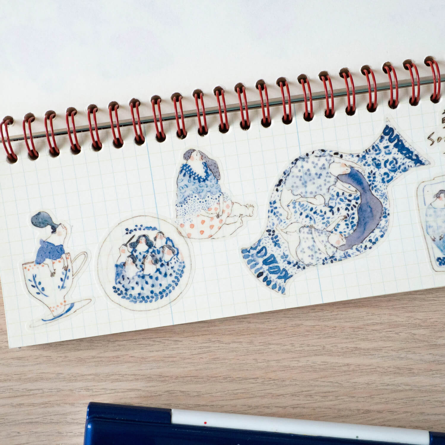 dodolulu Sticker Sheet - Something Blue