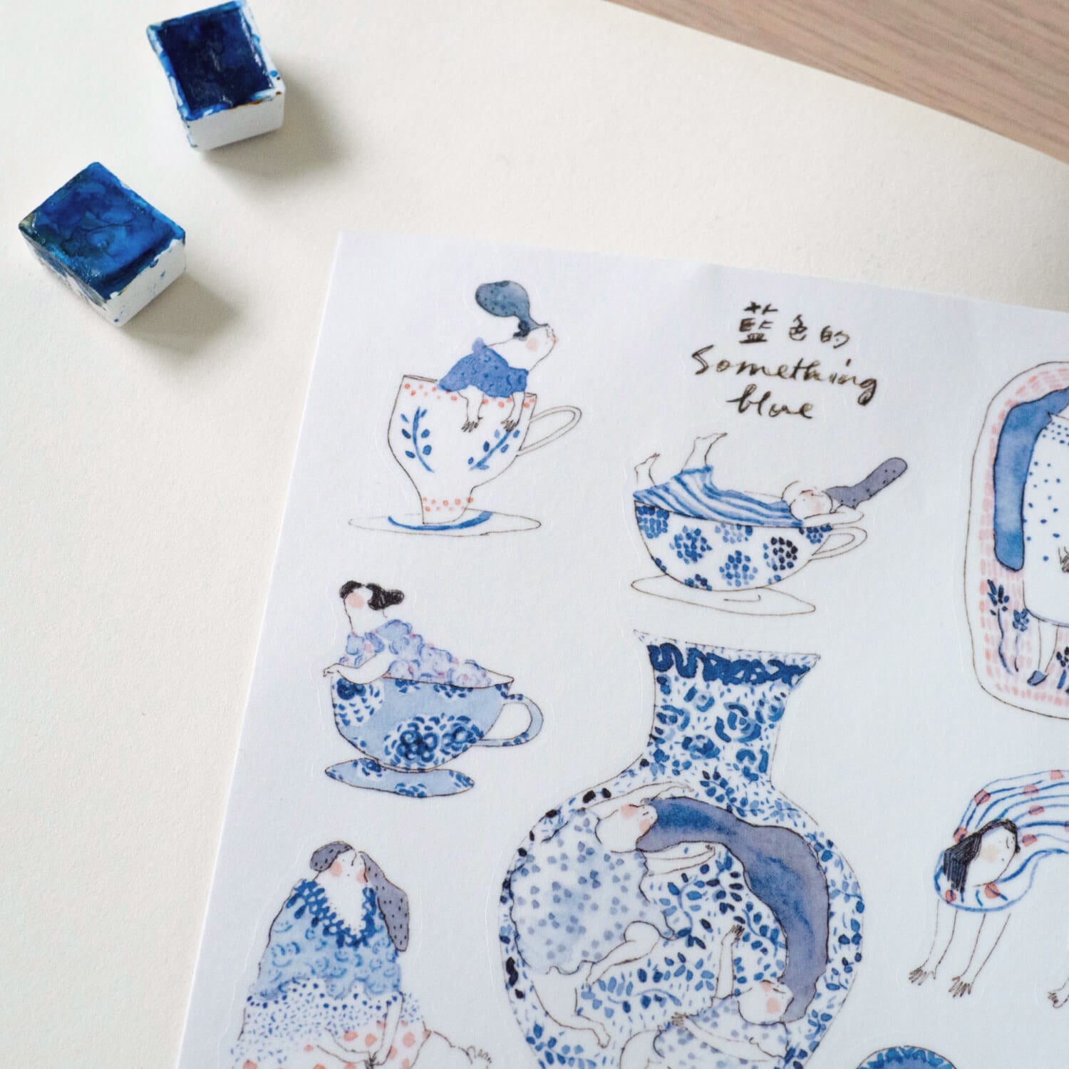 dodolulu Sticker Sheet - Something Blue