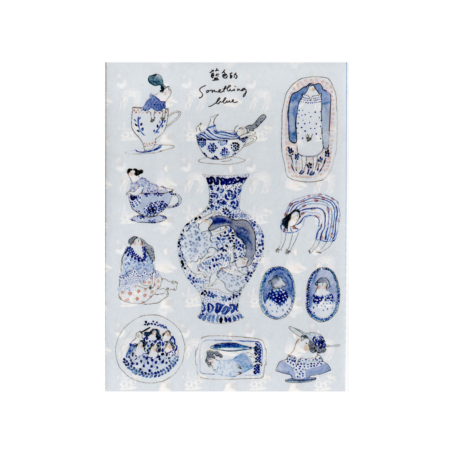 dodolulu Sticker Sheet - Something Blue