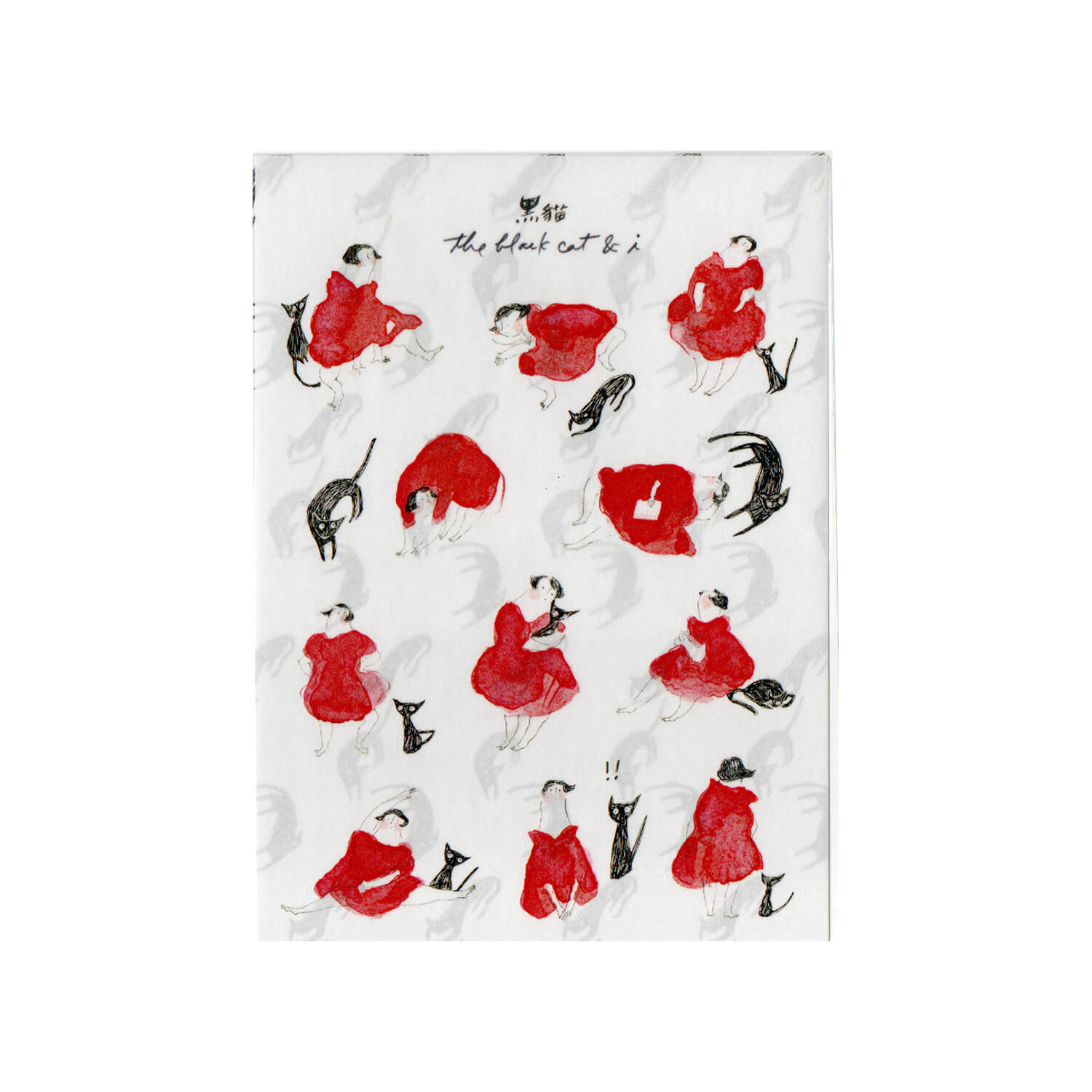 dodolulu Sticker Sheet - The Black Cat