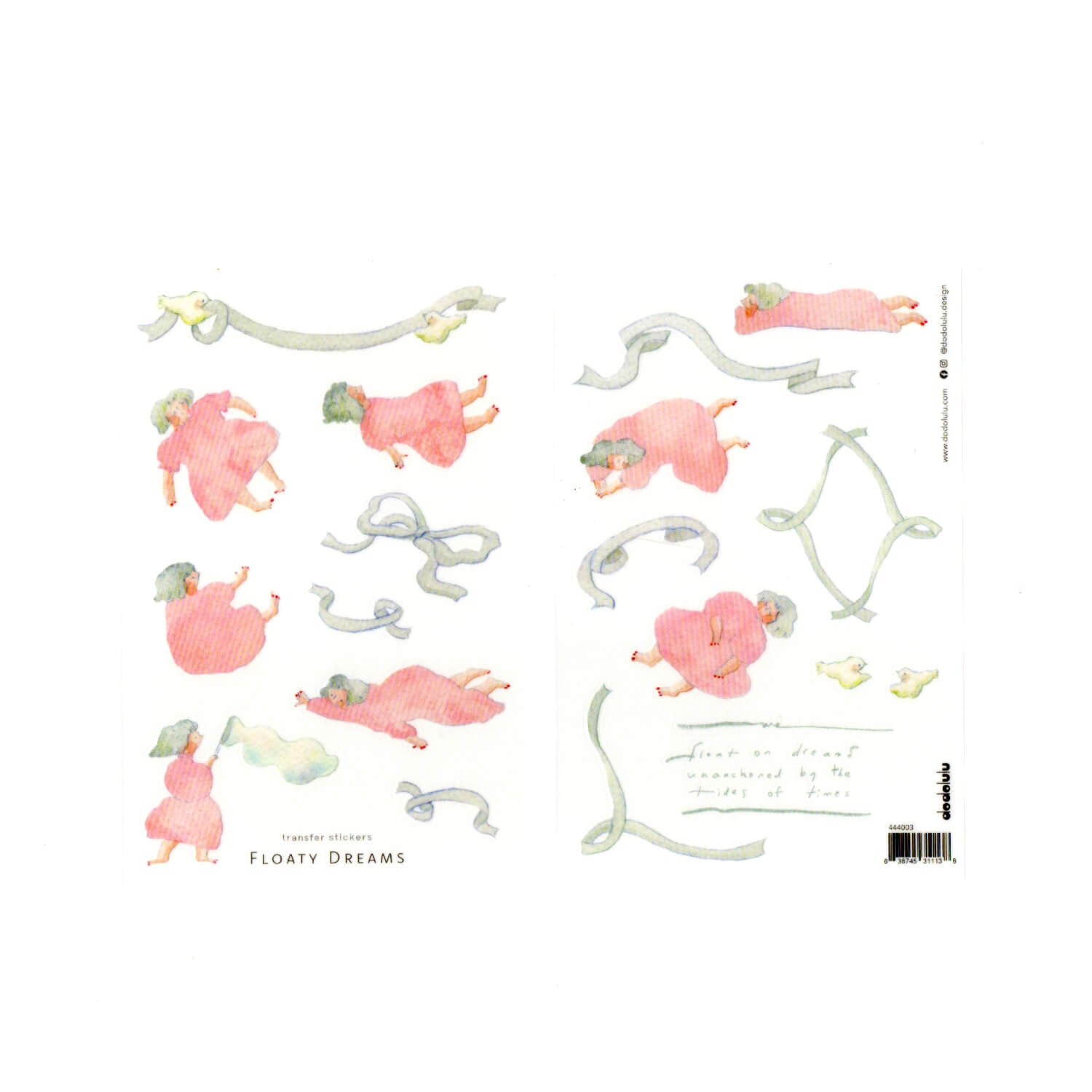 dodolulu Transfer Stickers – Floaty Dreams