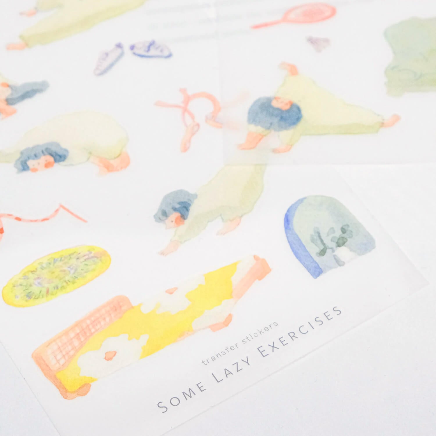 dodolulu Transfer Stickers – Some Lazy Exercises
