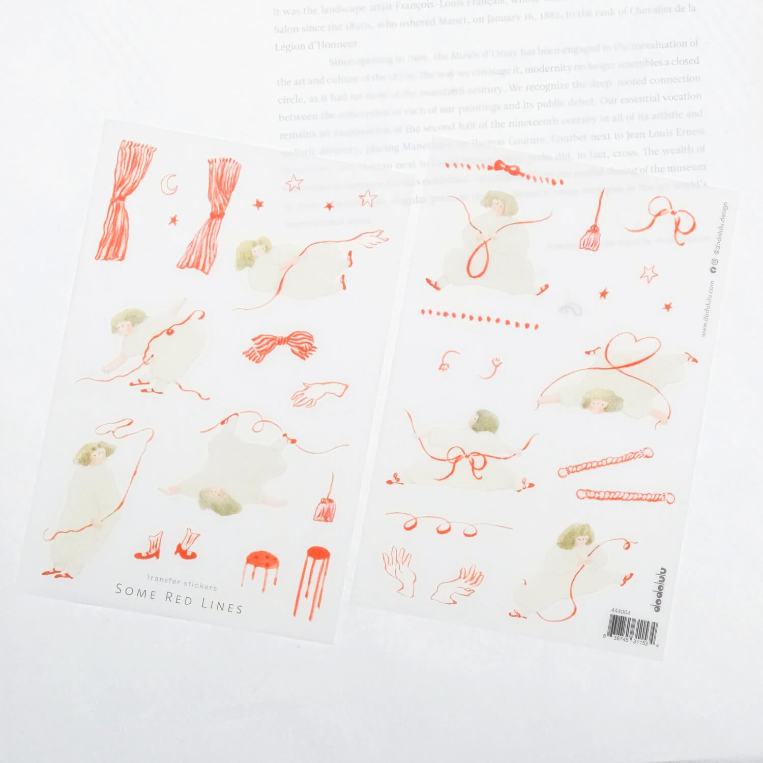 dodolulu Transfer Stickers – Some Red Lines