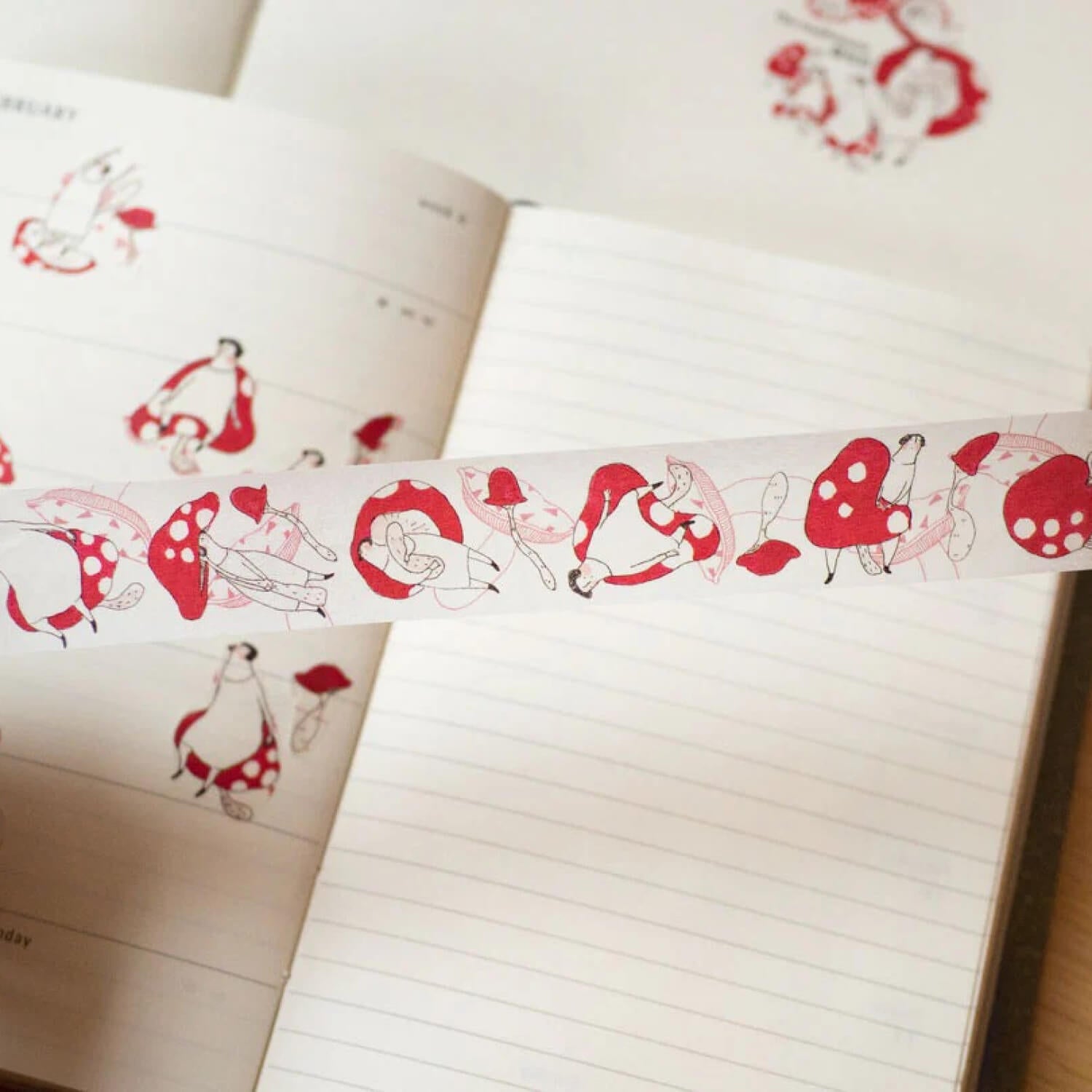 dodolulu Washi Tape - The Mushrooms