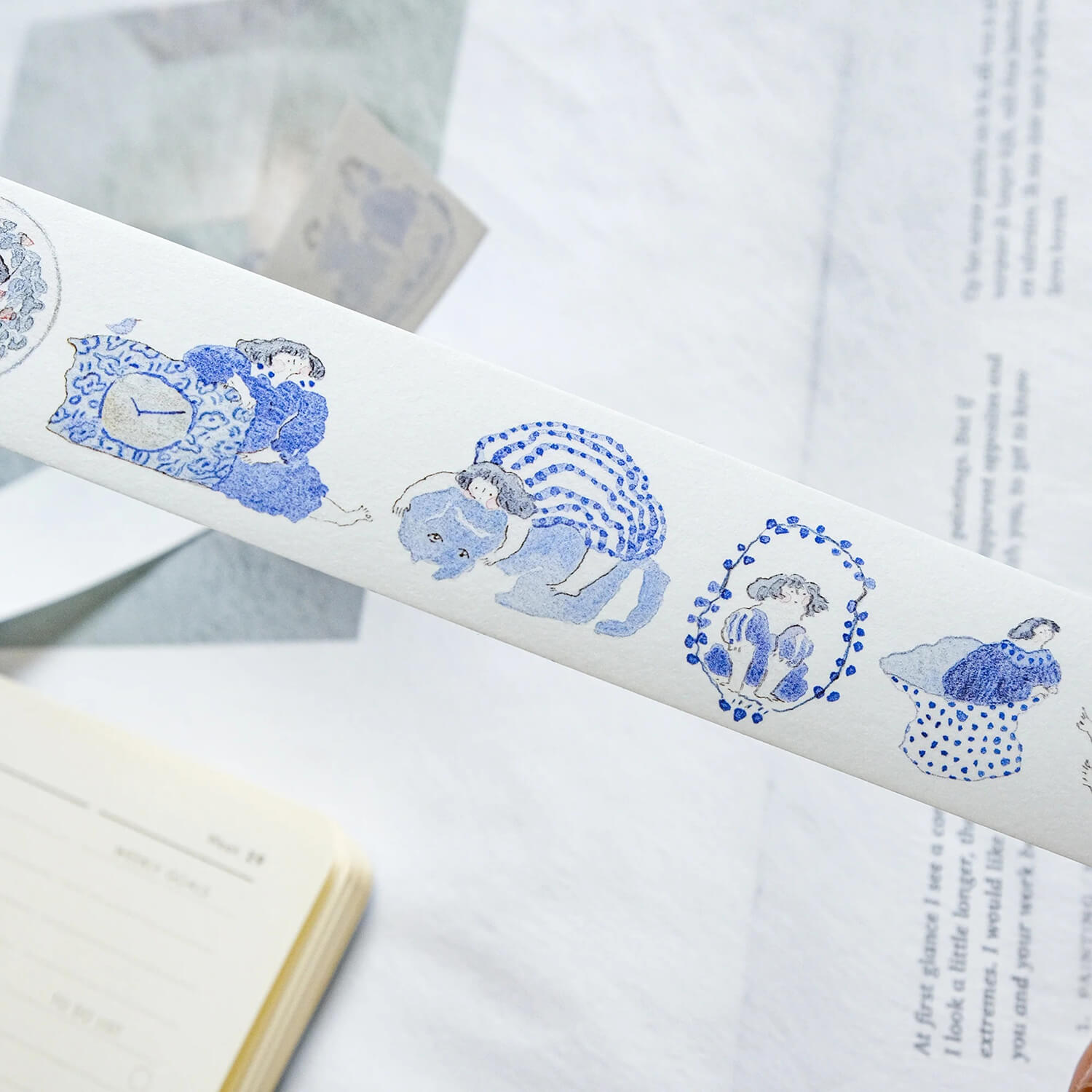dodolulu Washi Tape – Blue and White