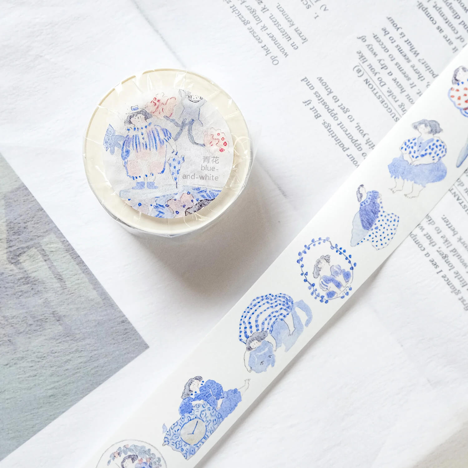 dodolulu Washi Tape – Blue and White