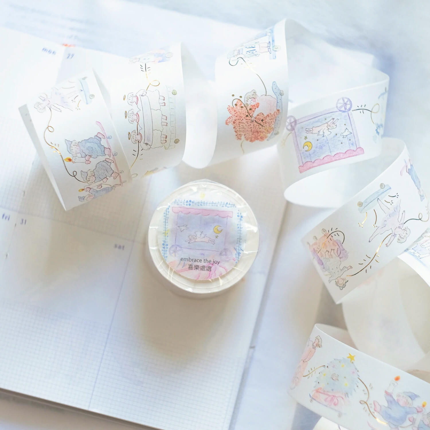 dodolulu Washi Tape – Embrace the Joy
