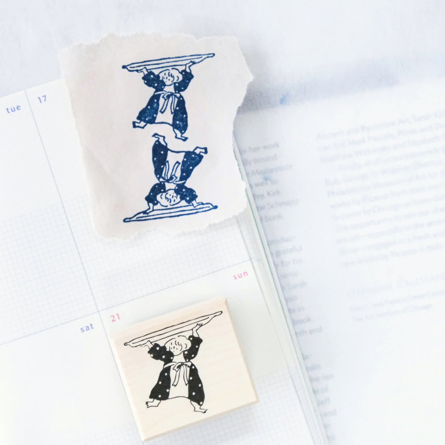 dodolulu Wooden Stamp - Bon Appétit