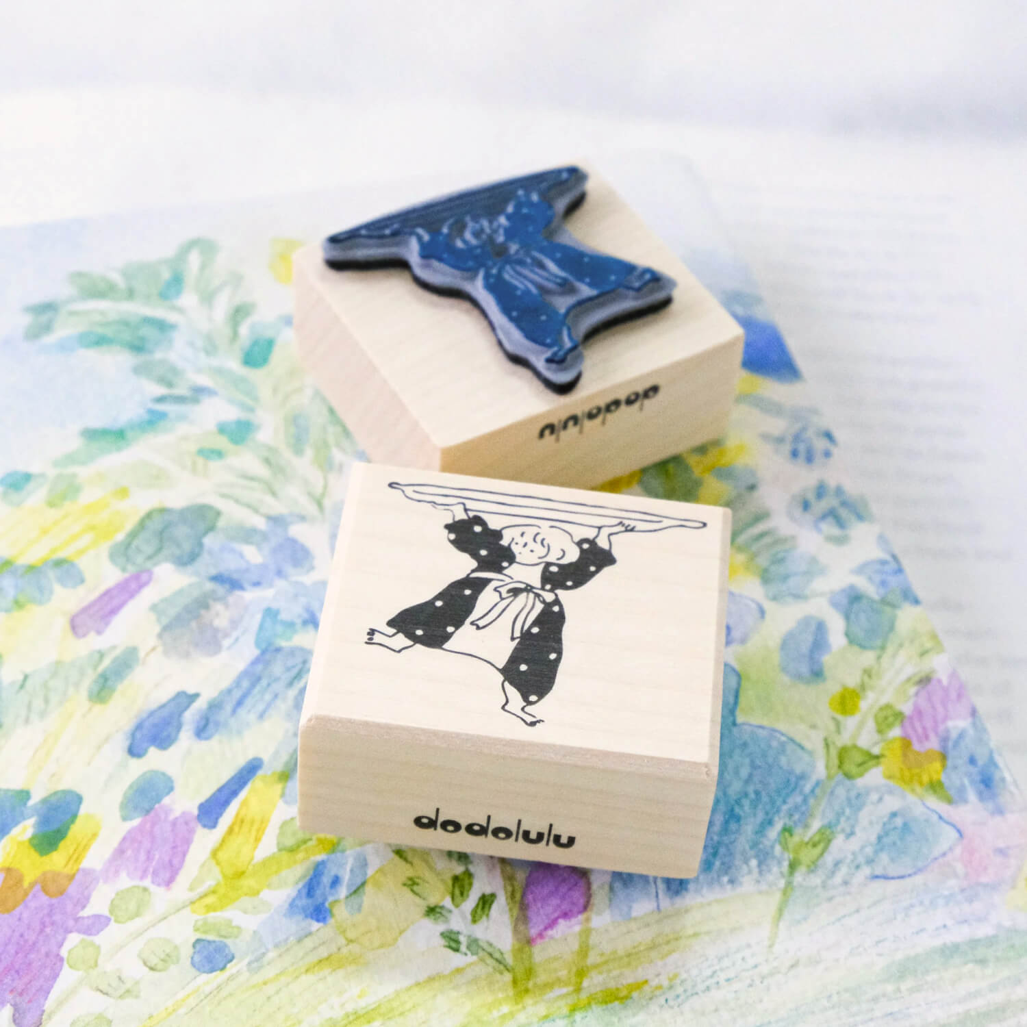 dodolulu Wooden Stamp - Bon Appétit