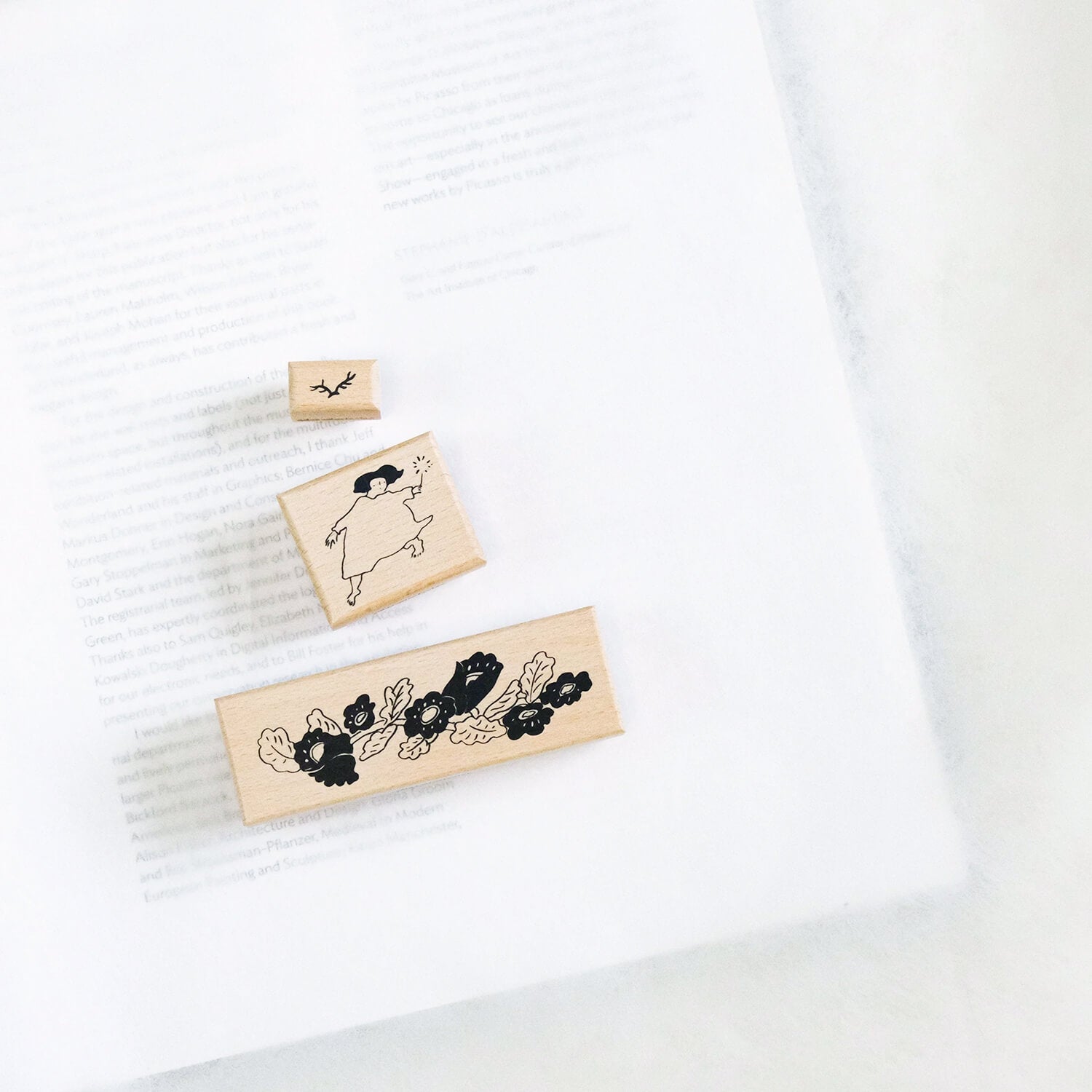 dodolulu Wooden Stamp Set – Floating Angels