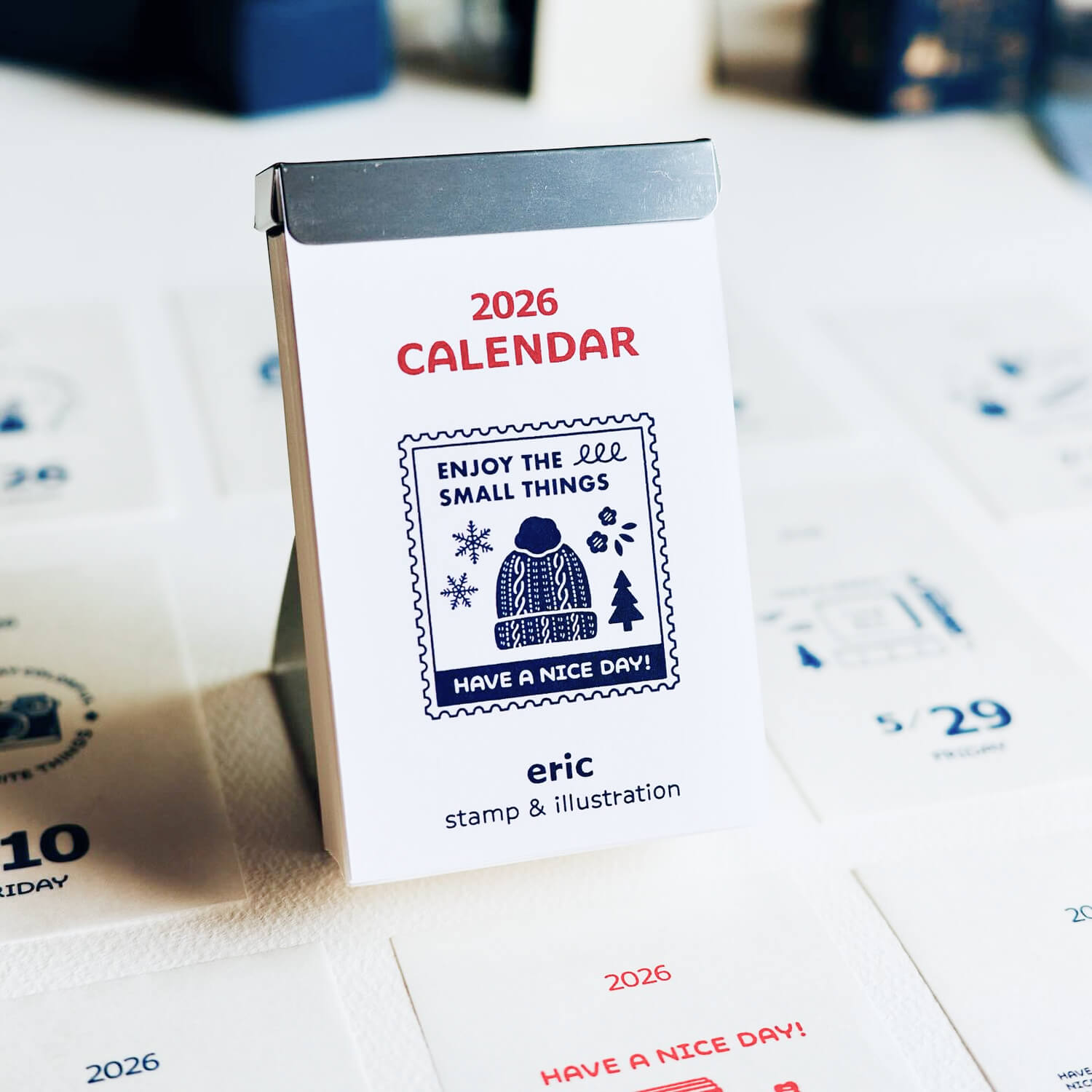 eric small things 2026 Daily Tear-Off Calendar