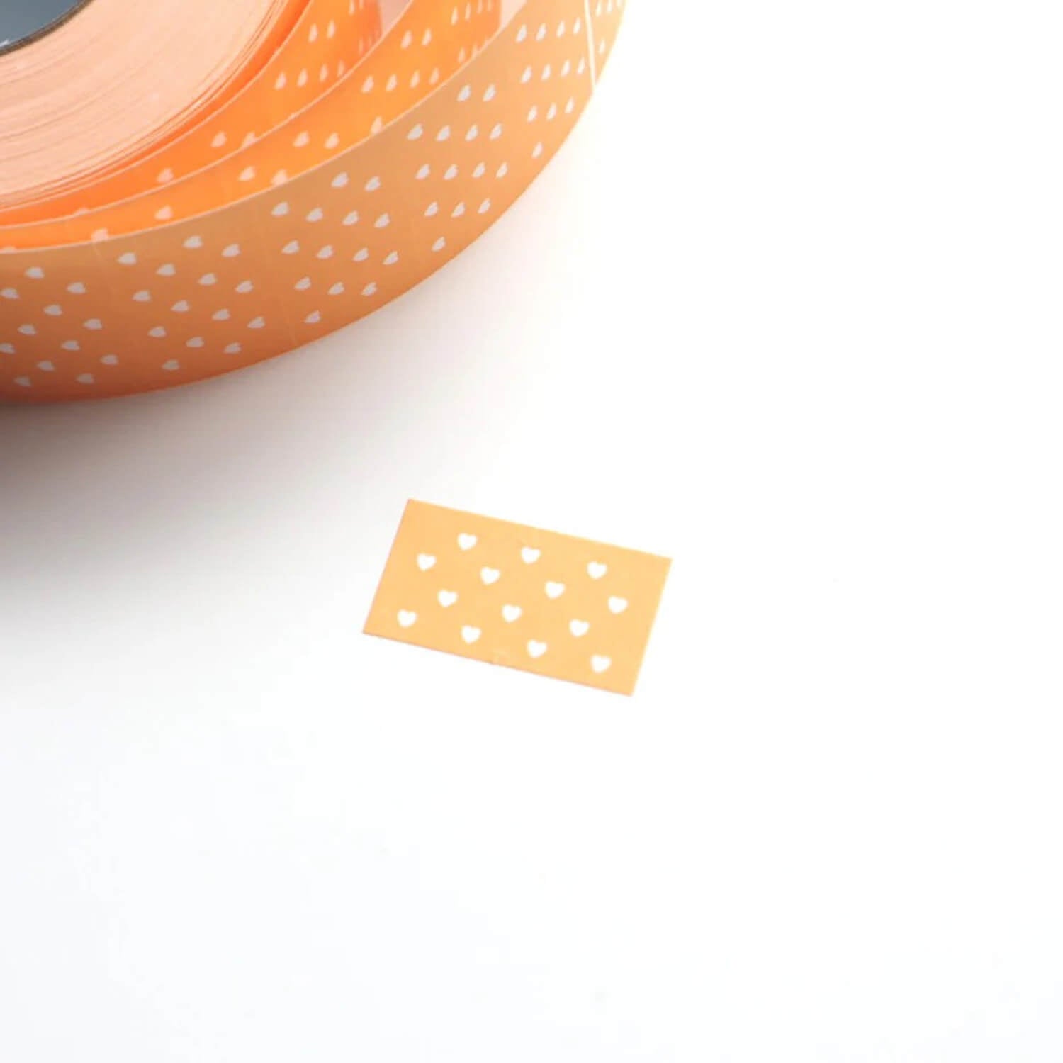 forme. Label Sticker Roll – Apricot Heart