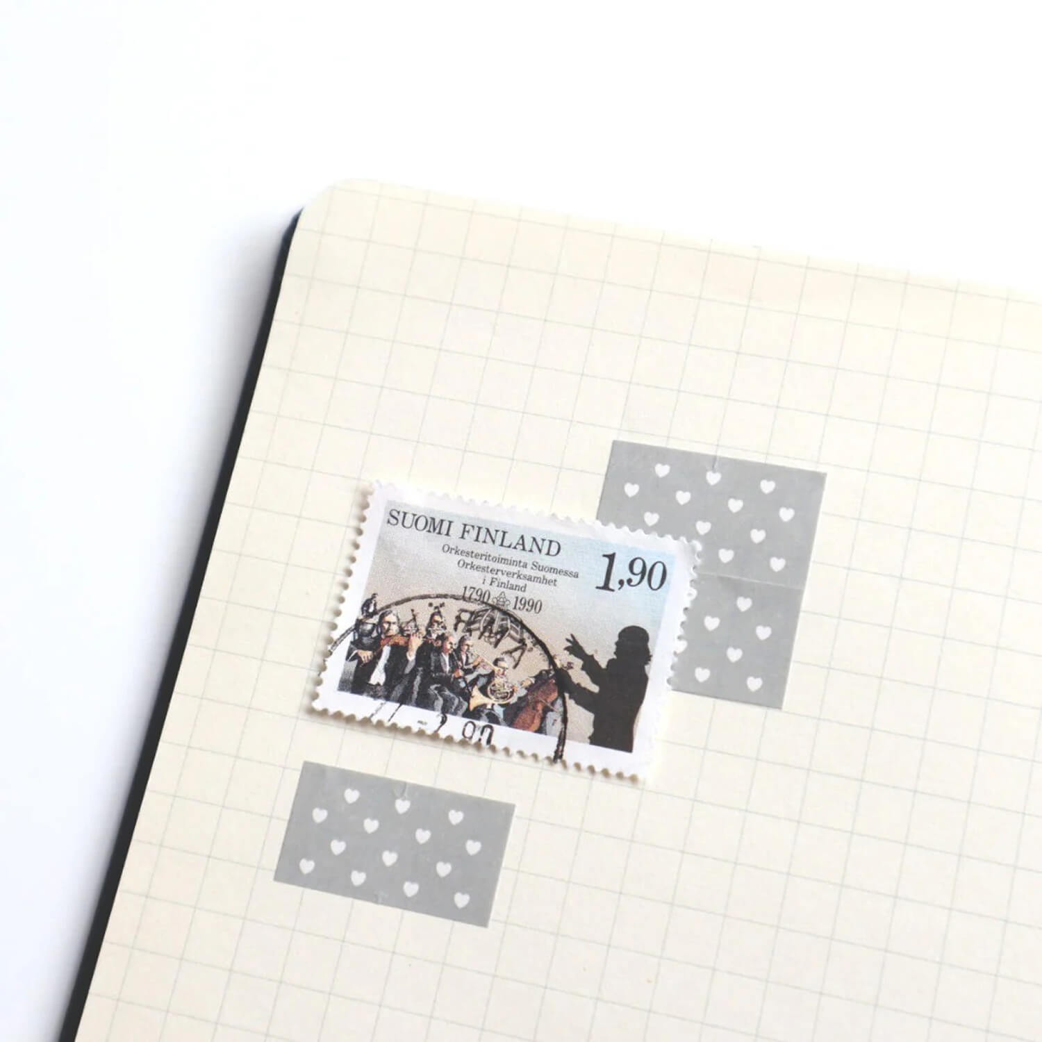 forme. Label Sticker Roll – Gray Heart