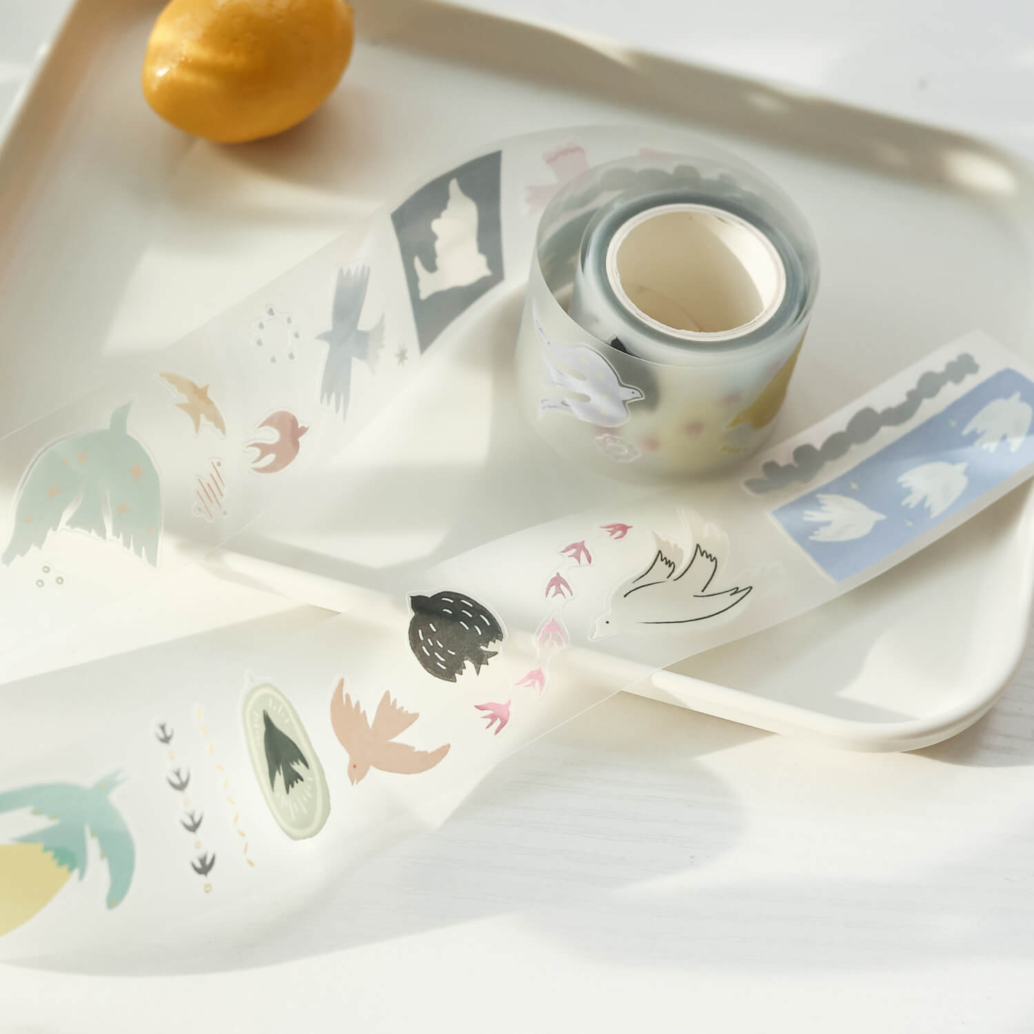 iifloccus Kiss-Cut Matte Masking Tape – Flying Birds