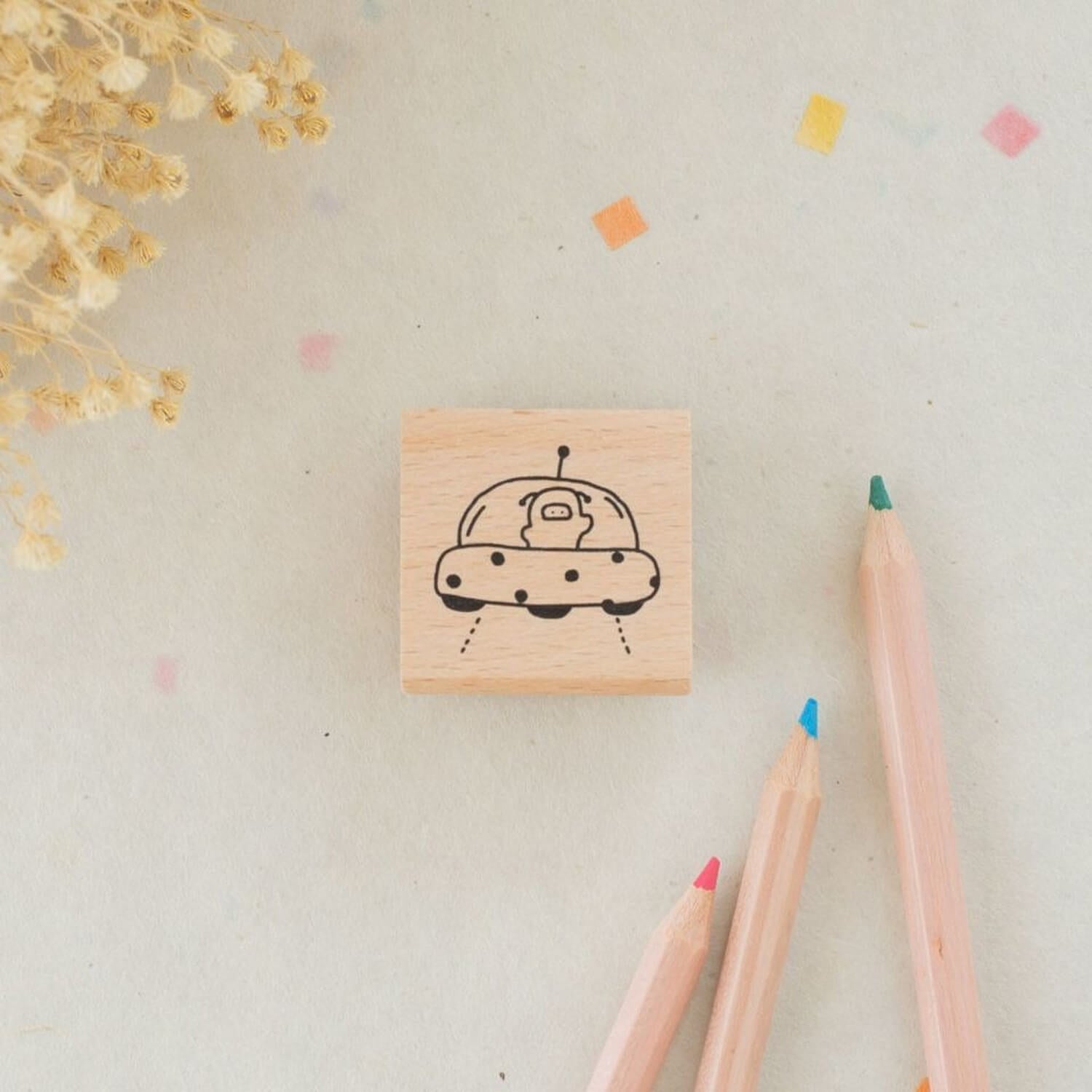 ikhanko Rubber Stamp – UFO