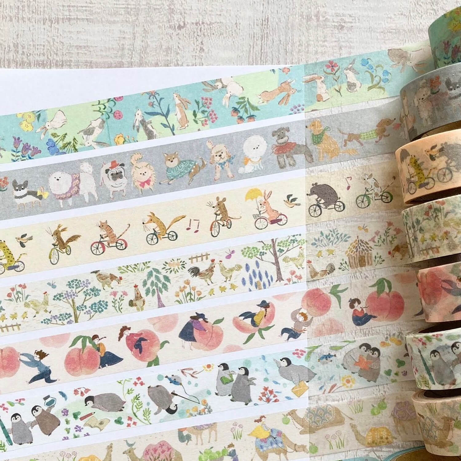 meriBUN Local Series Washi Tape – Hiroshima Rabbit Island