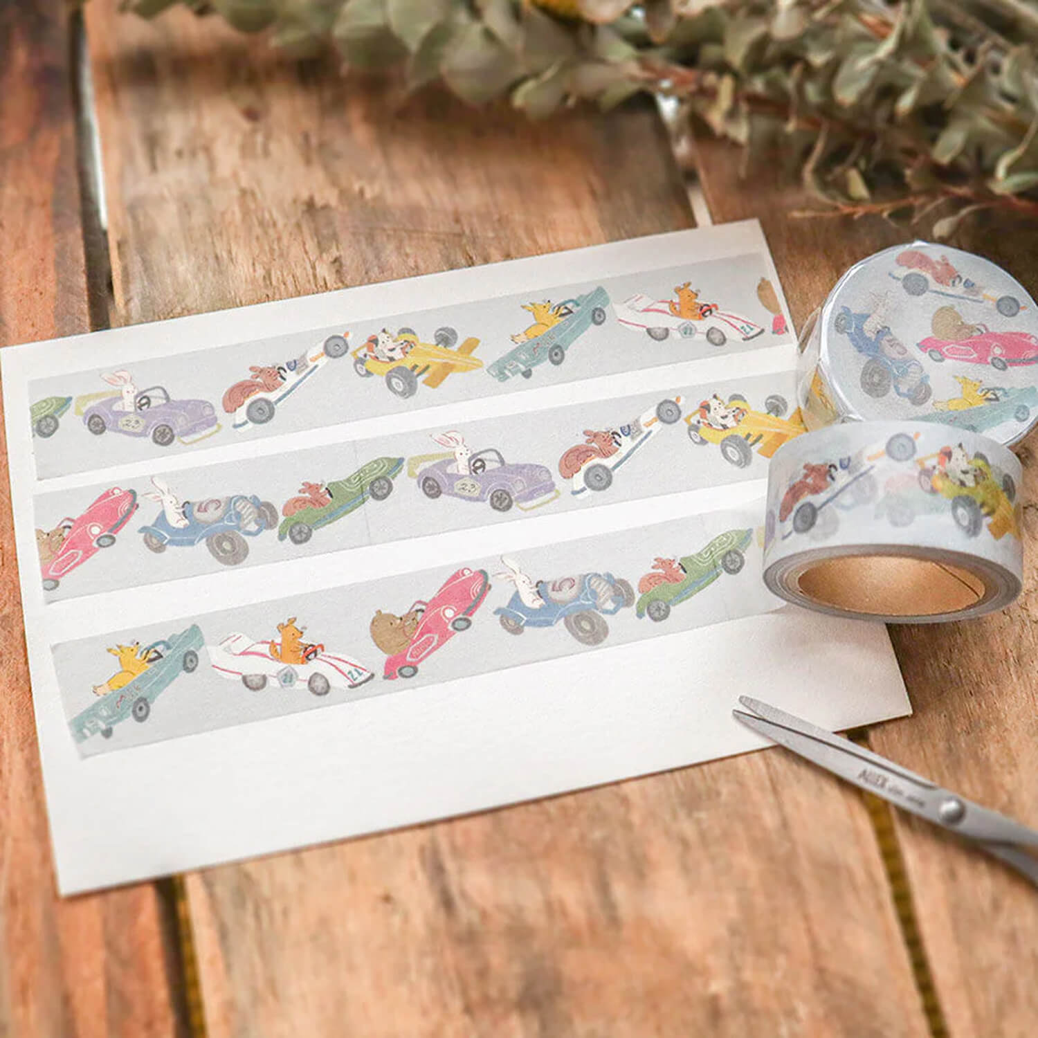 meriBUN Local Series Washi Tape – Mie Racing Animals