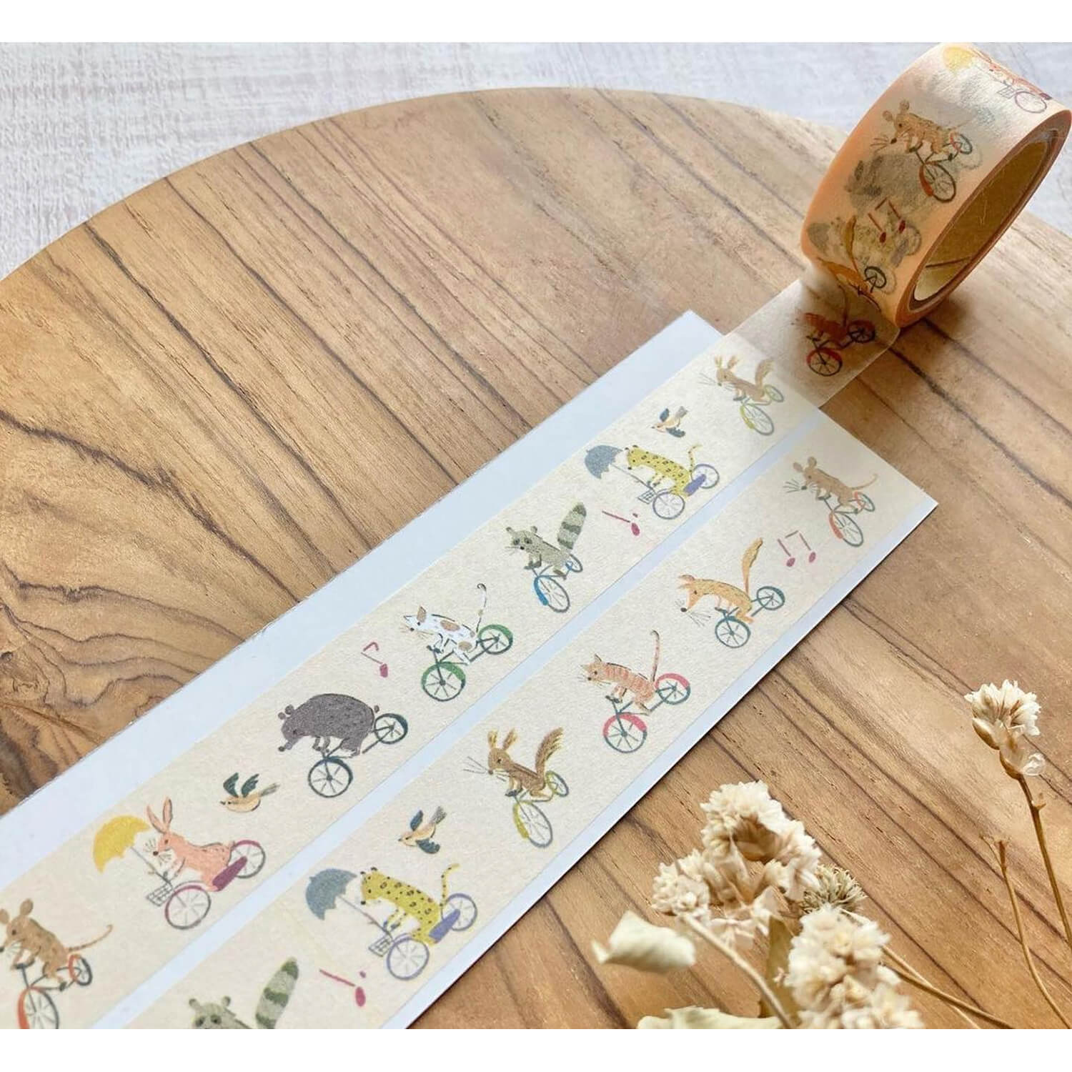 meriBUN Local Series Washi Tape – Osaka Cycling Animals