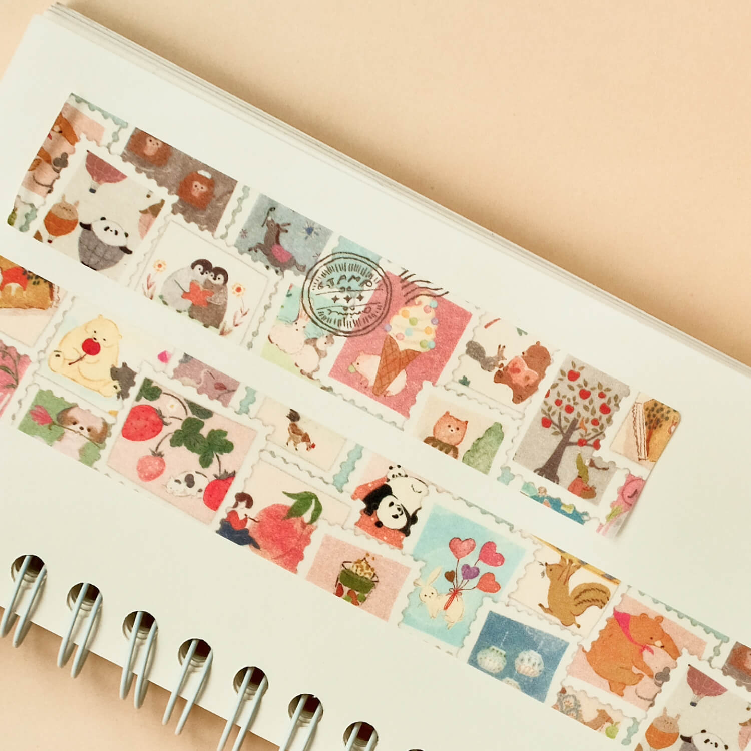 meriBUN Washi Tape – Local Stamp Shapes