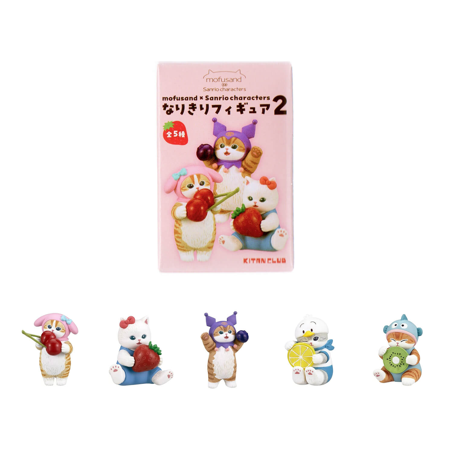 mofusand × Sanrio Characters Figure Series 2 – Blind Box (5 Designs)