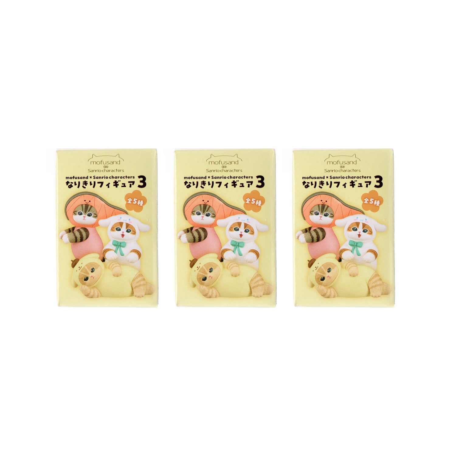 mofusand × Sanrio Characters Figure Series 3 – Blind Box (5 Designs)