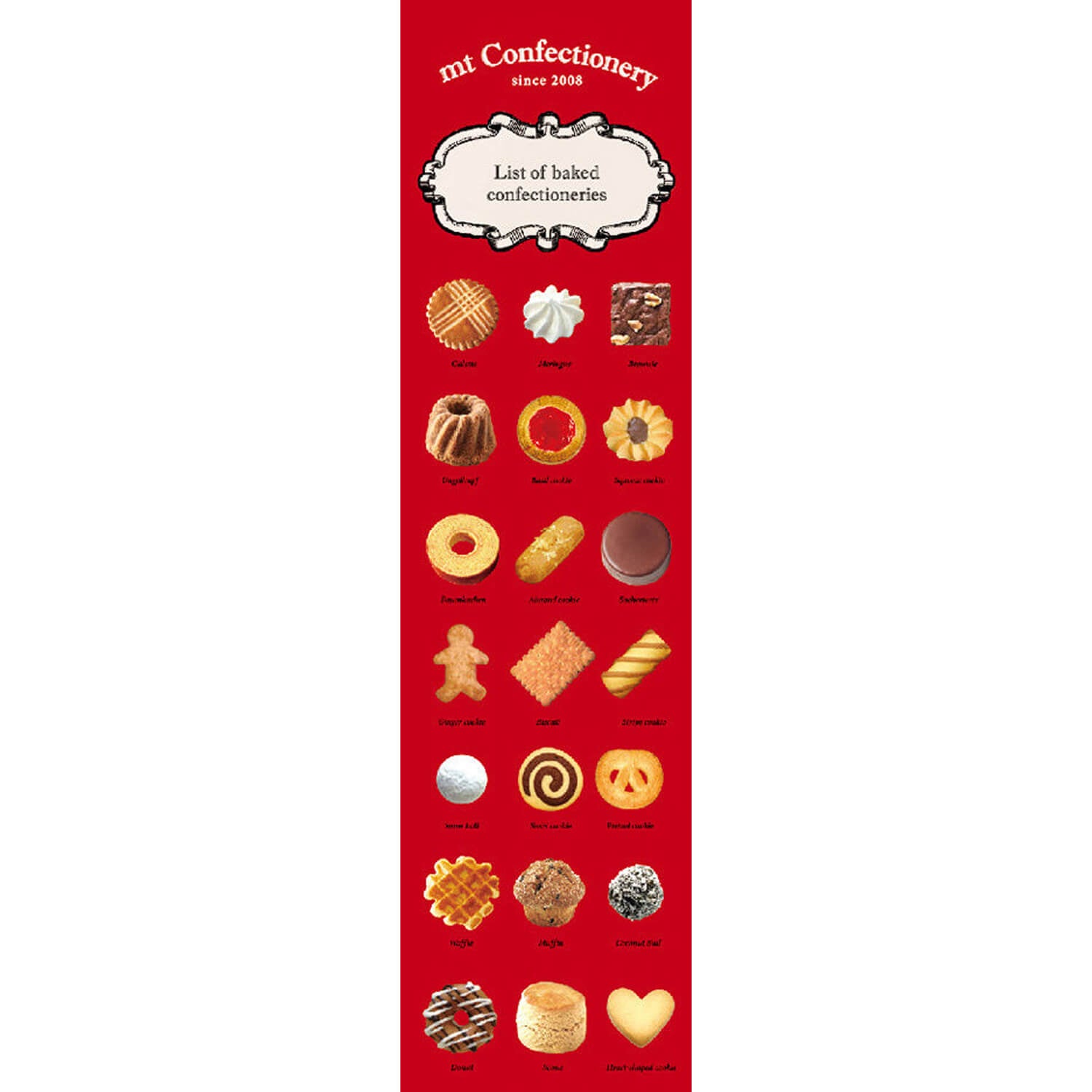 mt EX Washi Tape – Baked Sweet