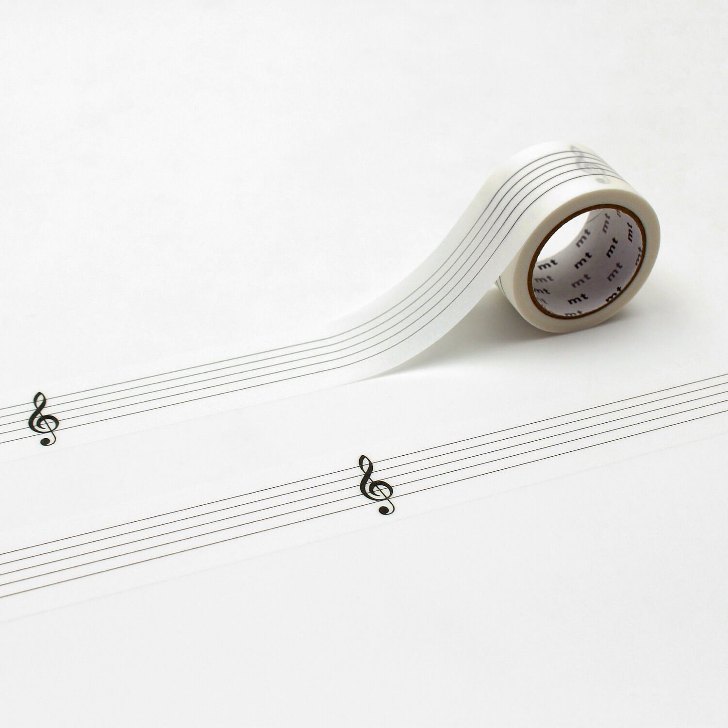 mt Writable Tape - Musical Staff and Treble Clef
