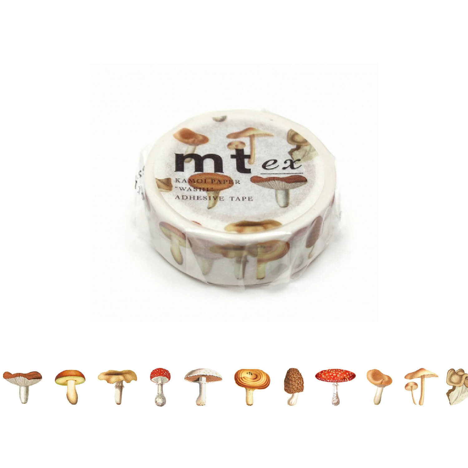 mt ex Washi Tape - Mushroom