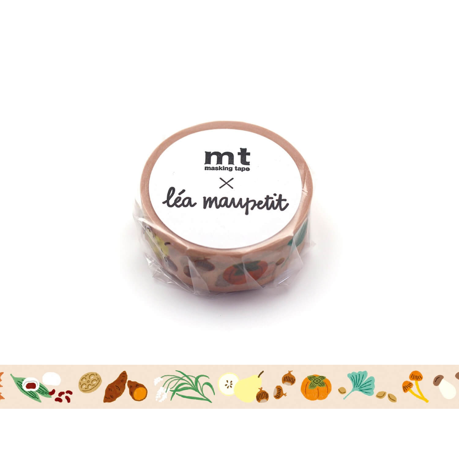 mt x Léa Maupetit Washi Tape - Golden Autumn