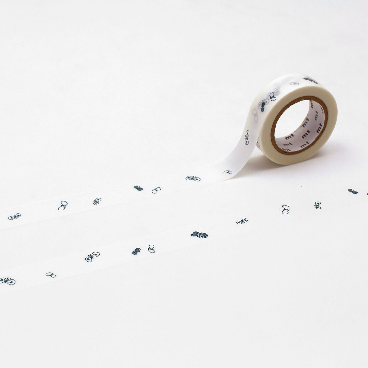 mt × Mina Perhonen Washi Tape – Choucho Logo (navy)