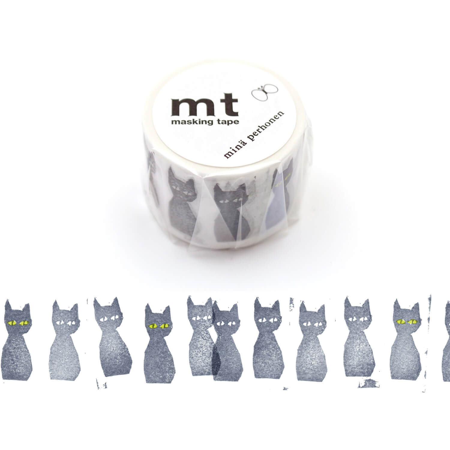 mt × Mina Perhonen Washi Tape – Kuro-Neko