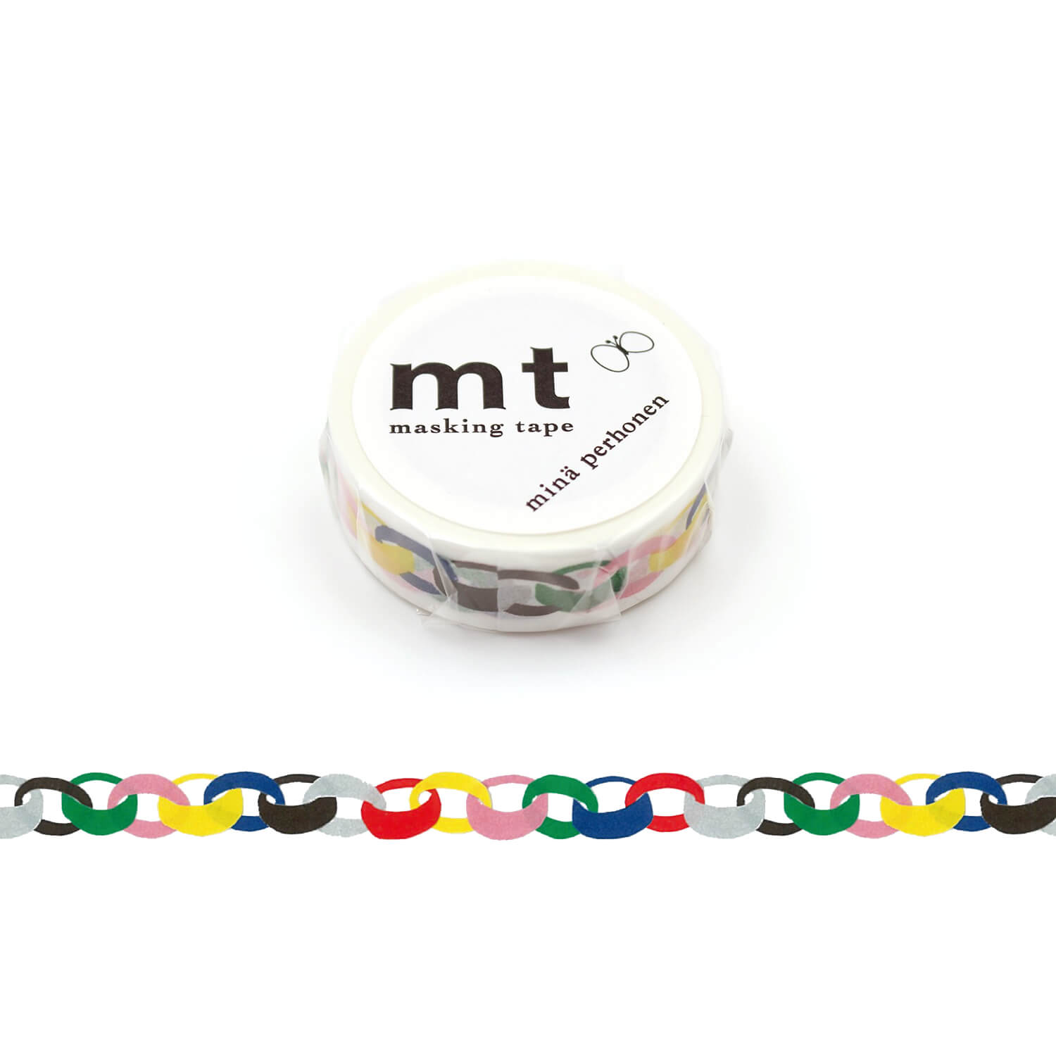 mt × Mina Perhonen Washi Tape – Ring (vivid)